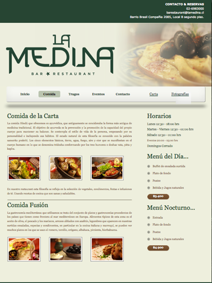 Web: LA MEDINA